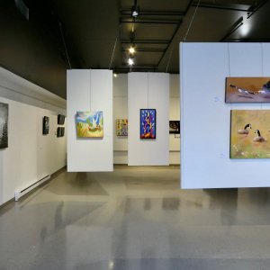 Espace d’exposition à la galerie Axart de Drummondville