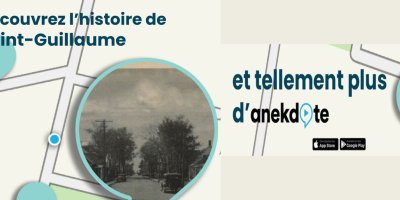 Histoire de Saint-Guillaume sur l'application Anekdote