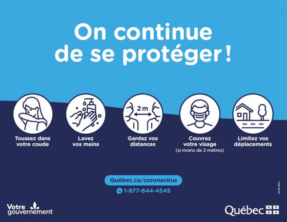 On continue de se protéger