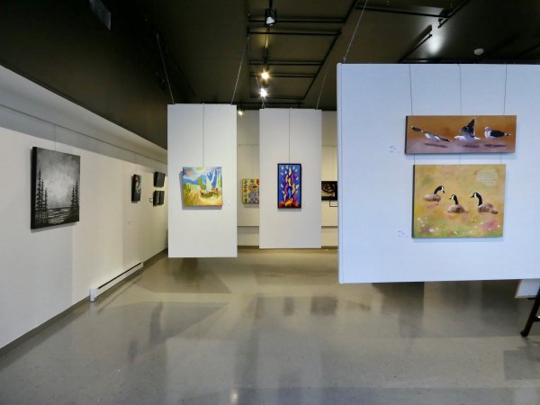 Espace d’exposition à la galerie Axart de Drummondville
